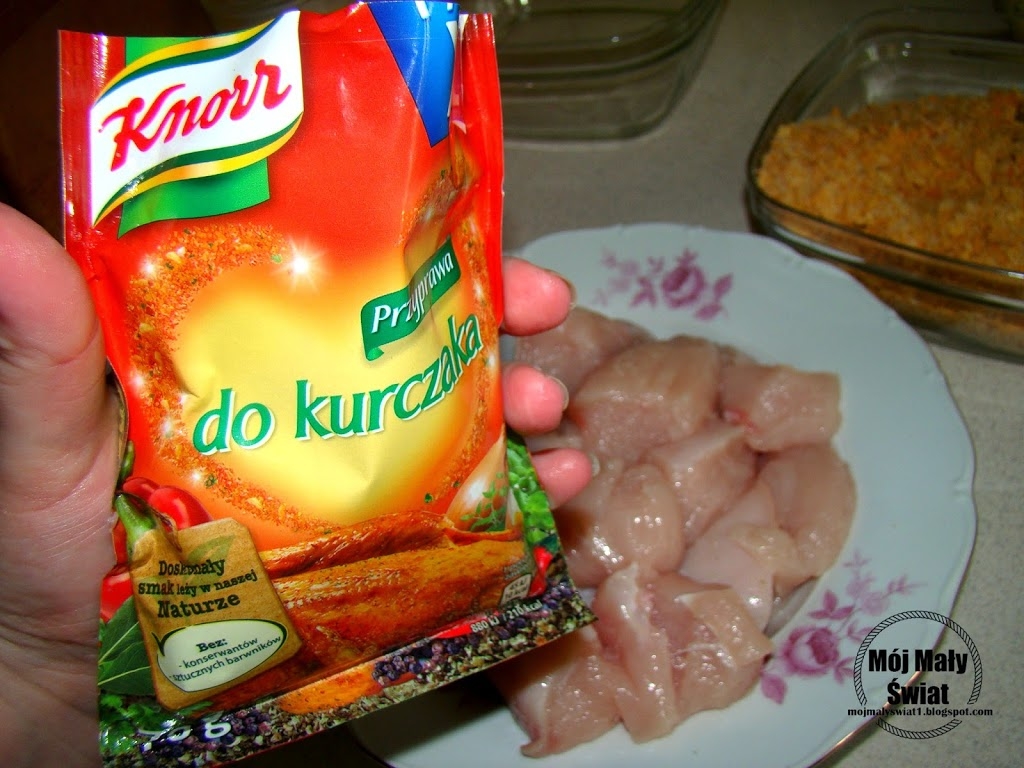Kurczak w chrupiącej panierce (Knorr przyprawa do kurczaka)