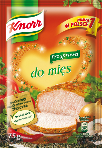 Knorr – przyprawa do mięs – tradycyjny schabowy
