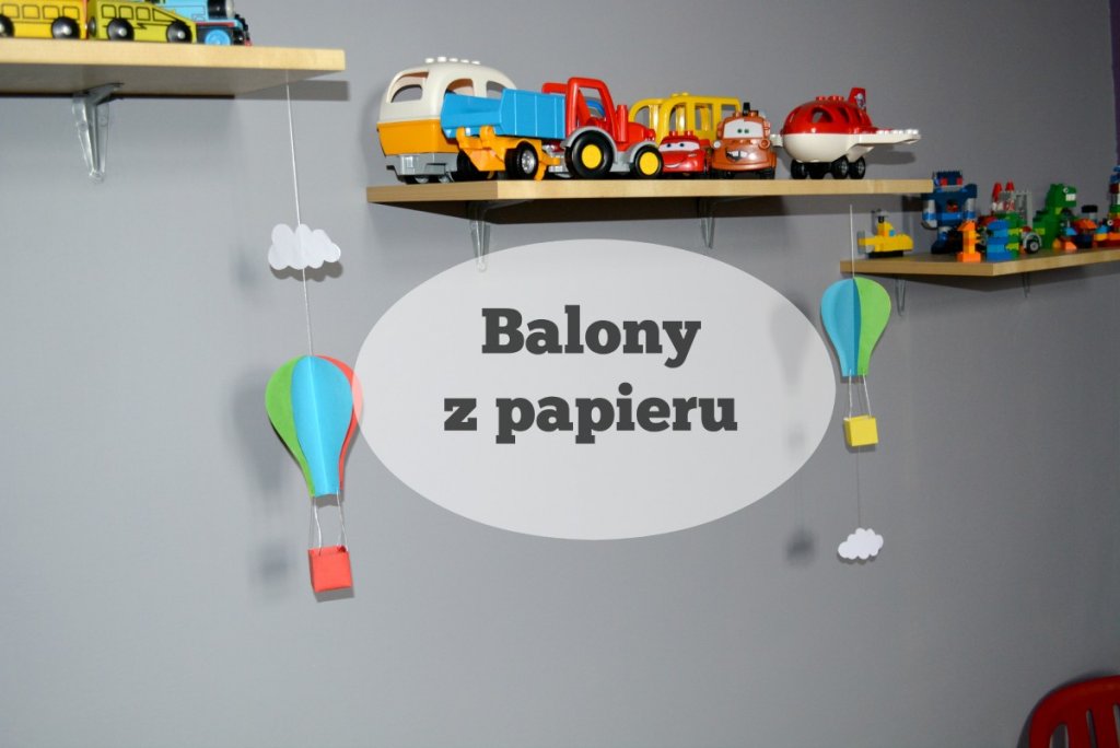 Balony z papieru DIY – dekoracja dla dzieci