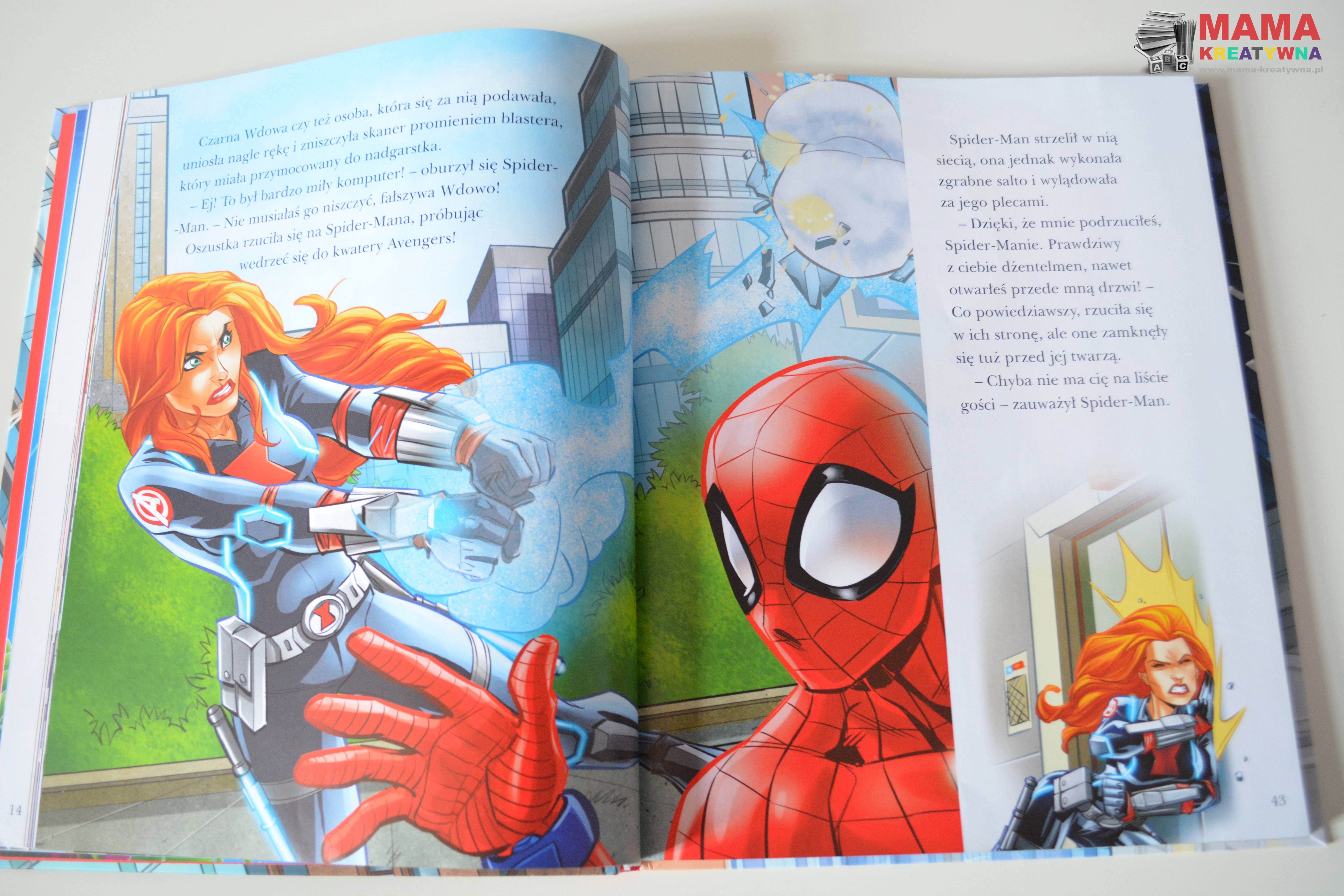 Książka o przygodach Spider Mana