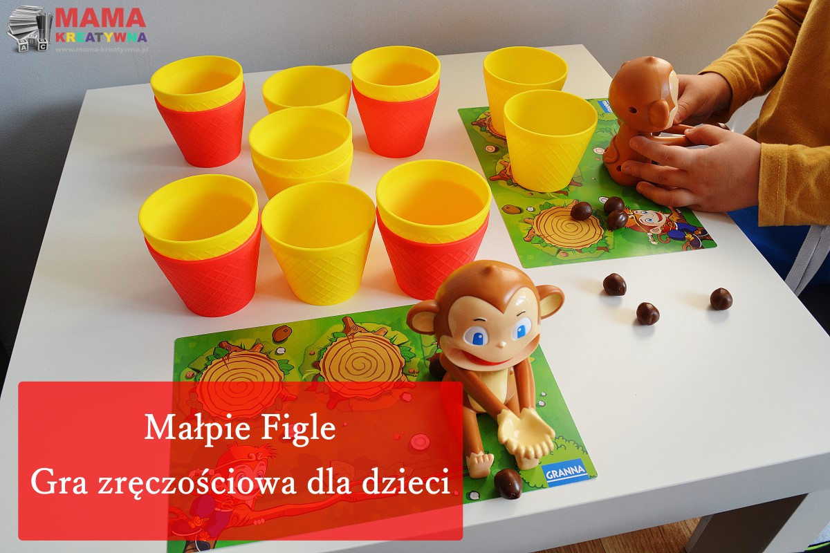Małpie Figle – gra zręcznościowa dla dzieci