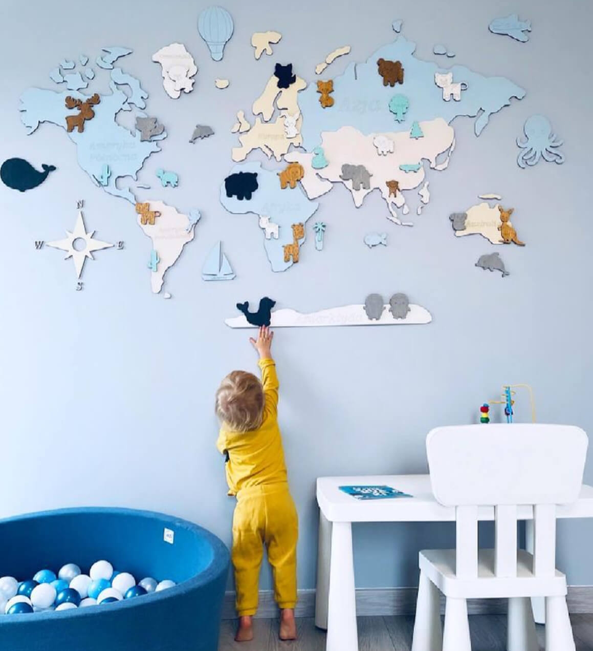 Pokaż dziecku świat – kreatywna nauka z mapą świata